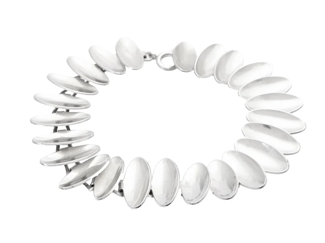 ATELIER BORGILA, armband, silver, Stockholm 1958, längd 17,5 cm, vikt 22,9 g. — Smycken/Armband — Kaplans