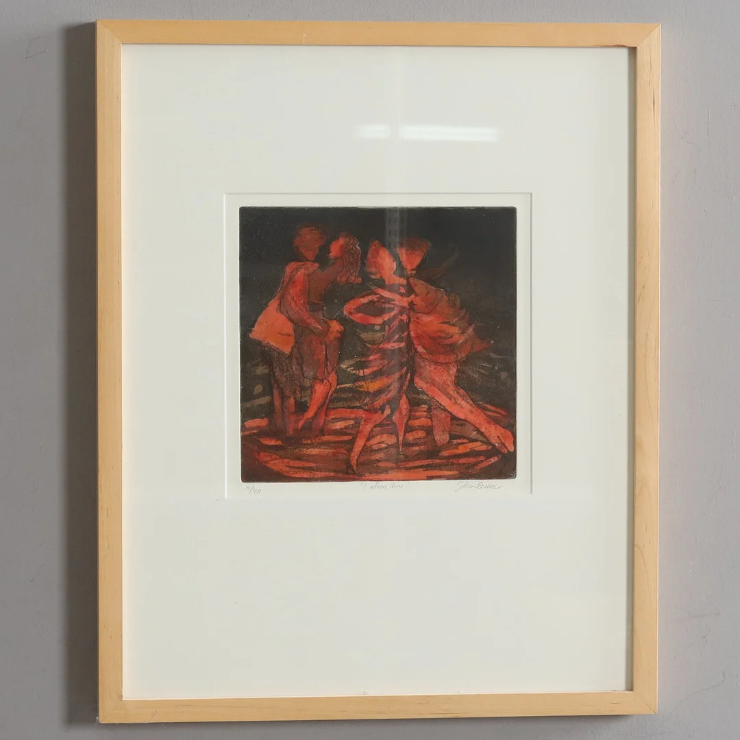 GÖRAN PERSSON, "I afton dans", 14/40. — Engravings & Prints — Örebro Stadsauktioner