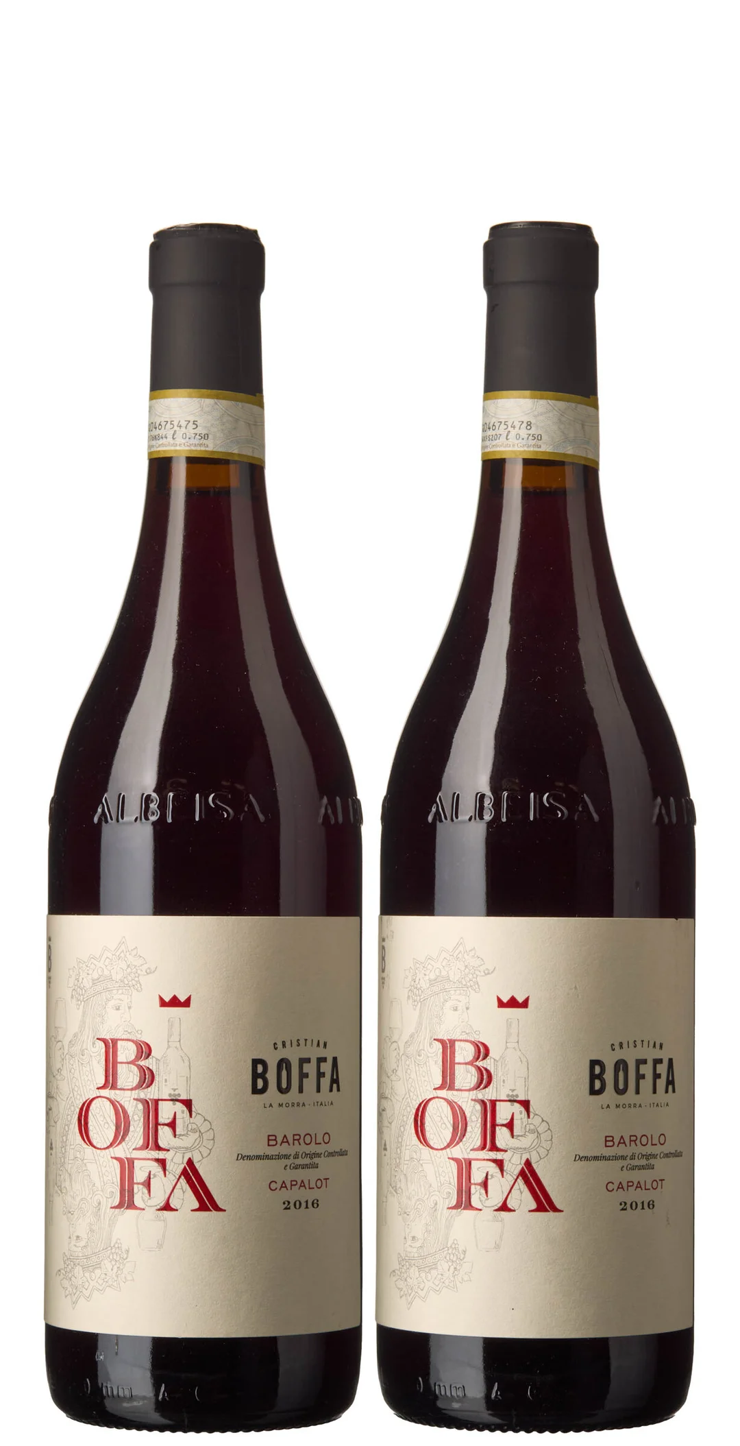 2 x Barolo Capalot 2016, Cristian Boffa — 2 x Barolo Capalot 2016, Cristian Boffa — Vin/Vin — Blomqvist