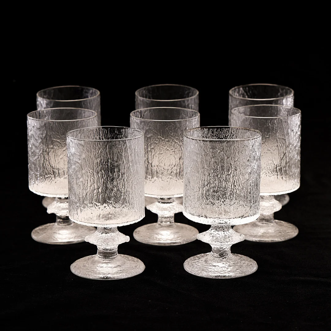 TIMO SARPANEVA. "Senator", ölglas, 8 st. — Utility glass — Auktionsbyrån Varberg