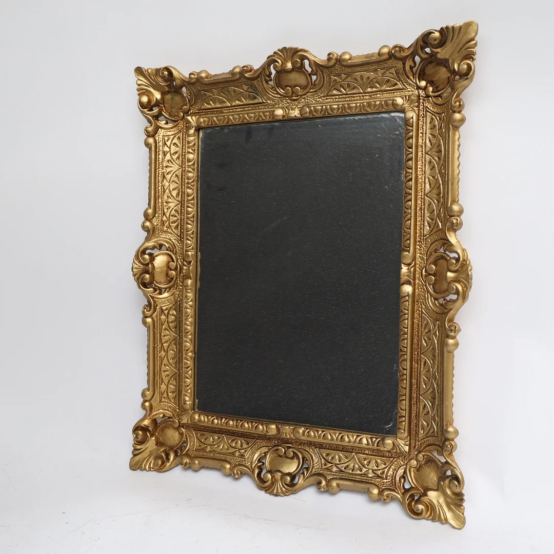 SPEGEL, 1900-talets andra hälft, bronserad konstmassa. — Mirrors — Falun Auktionsbyrå