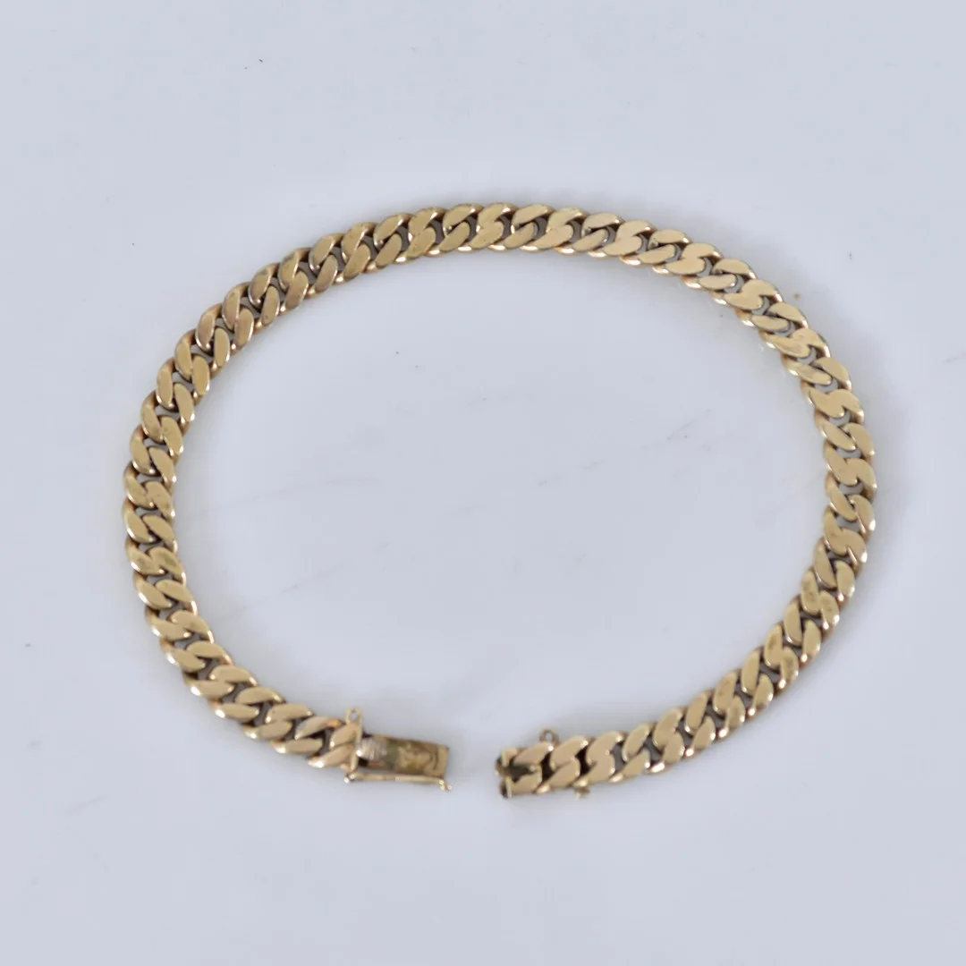 ARMLÄNK, förgyllt silver. — Bracelets — Halmstads Auktionskammare