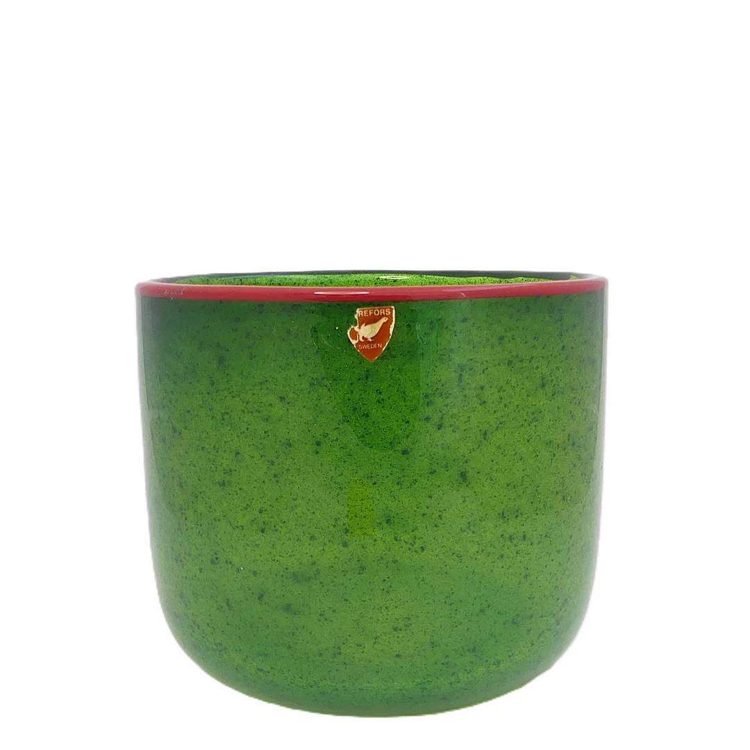 GUNNAR CYREN. skål, glas, "Pop", Orrefors. — Utility glass — Lysekils Auktionsbyrå