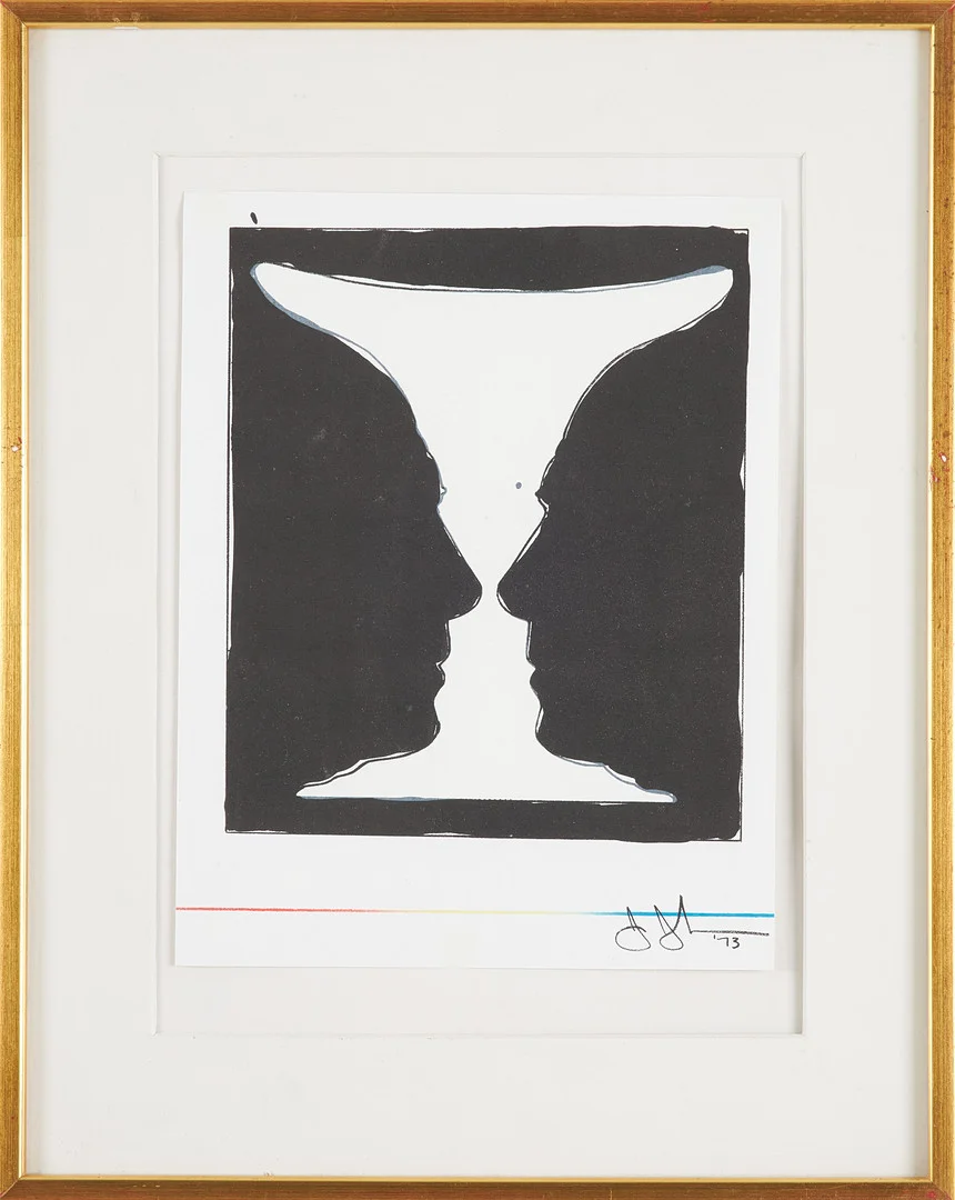 JASPER JOHNS. Färglitografi, ur XX:e Siecle, signerad i trycket. — Other — Stockholms Auktionsverk Sickla