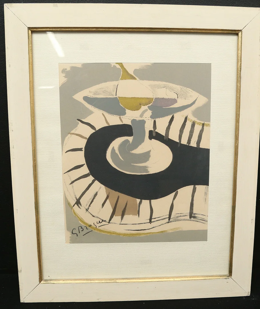 GEORGE BRAQUE. EFTER. litografi, signerad i trycket. — Engravings & Prints — Gomér & Andersson Linköping