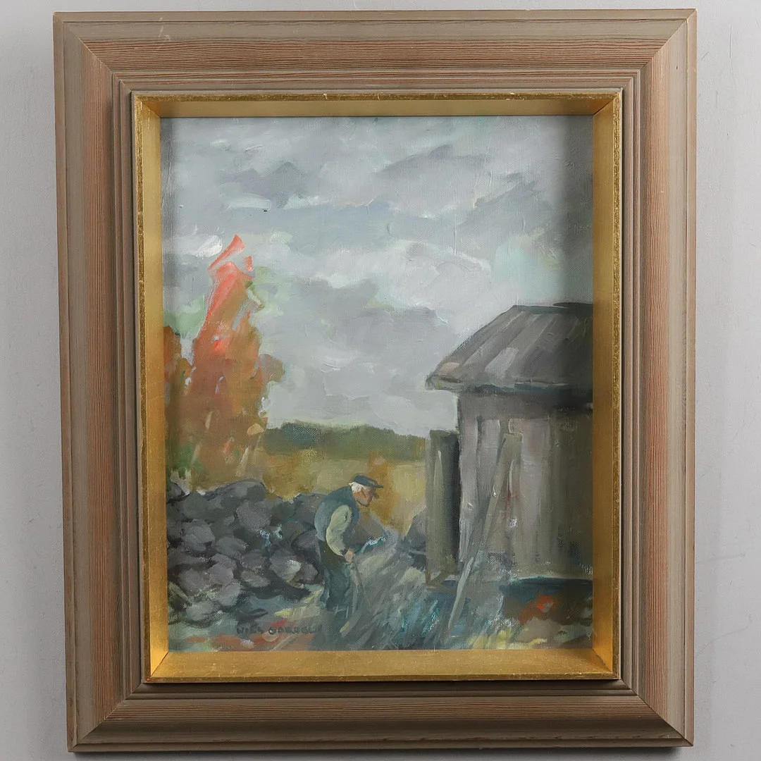NILS GARDELL. Sjöboa, olja på duk. — Paintings — Örebro Stadsauktioner