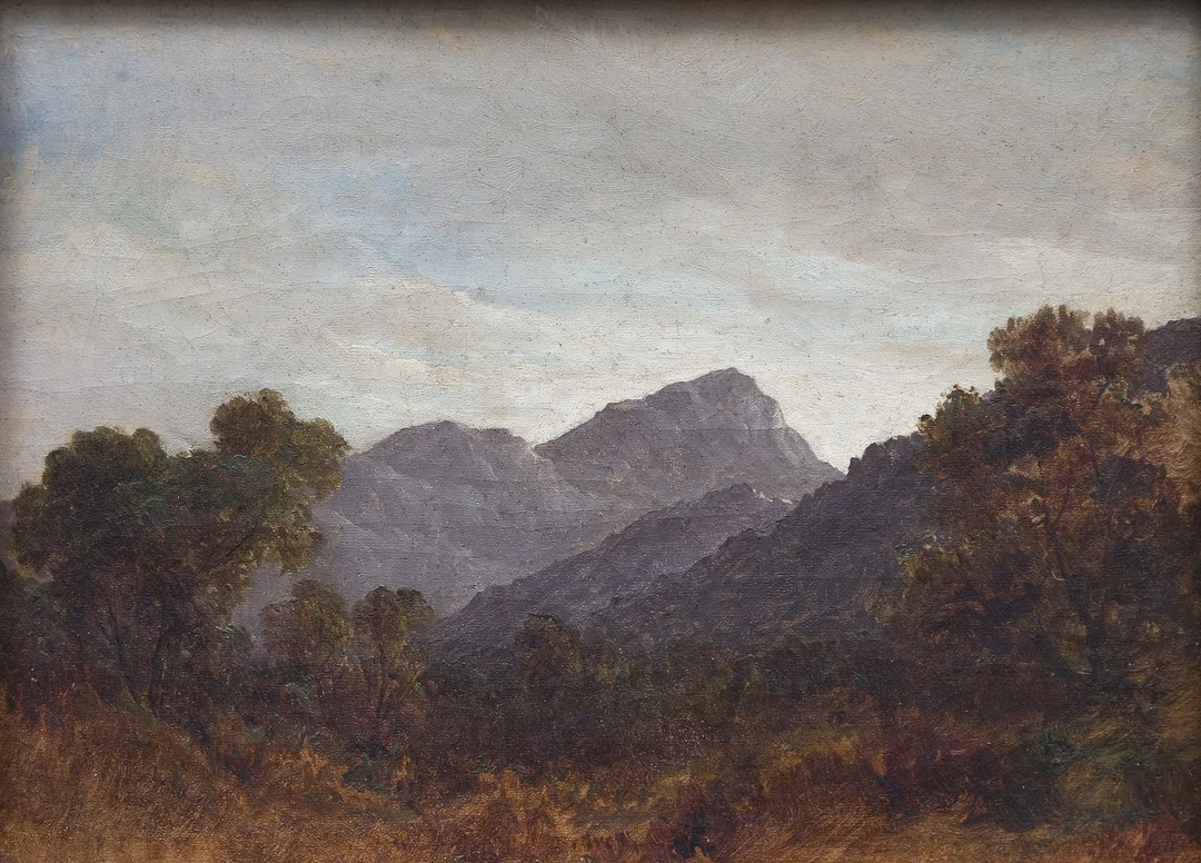 CATALAN SCHOOL, 19TH CENTURY. Landscape. — Paintings — Balclis