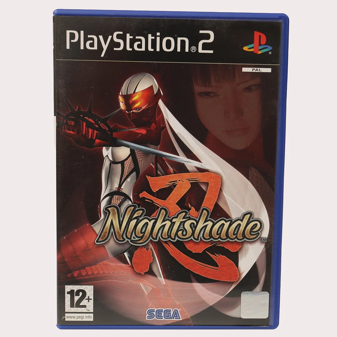 PLAYSTATION 2, datorspel "Nightshade" 12+, Made in Austria, SEGA WOW, 2003. — Other collectables — Limhamns Auktionsbyrå