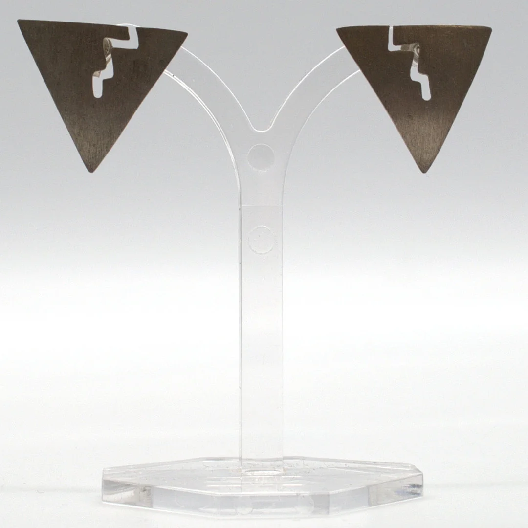 DESIGNER OHRRINGE; STERLING SILBER; PUNZIERT; ZEITGENÖSSISCH. — Earrings — Kunst- und Auktionshaus Kleinhenz
