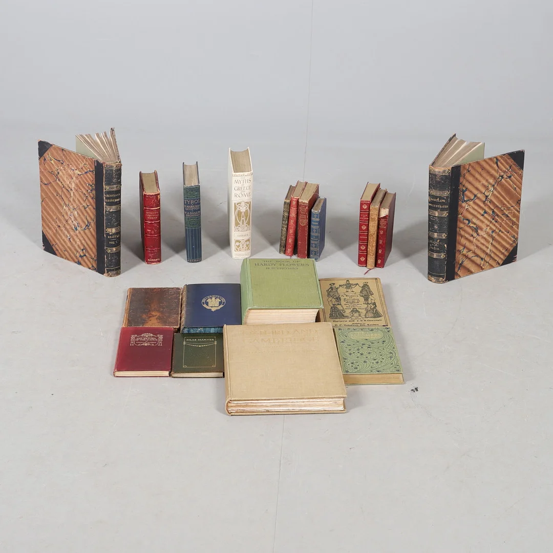 A COLLECTION OF NINETEENTH CENTURY AND LATER CLOTH AND LEATHER BOUND VOLUMES. — Books — Lawrences Auctioneers