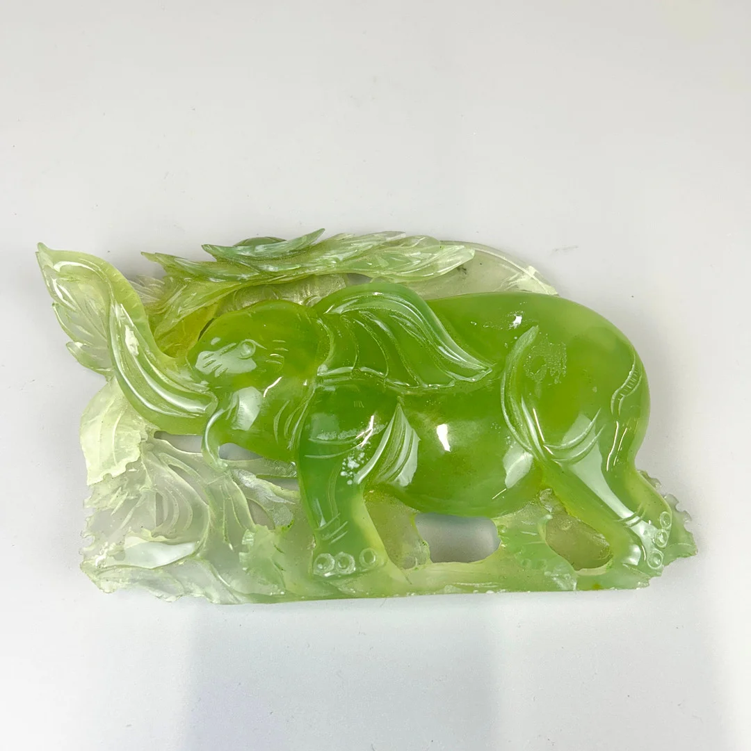 JADE ELEPHANT. — Jade — Chalkwell Auctions