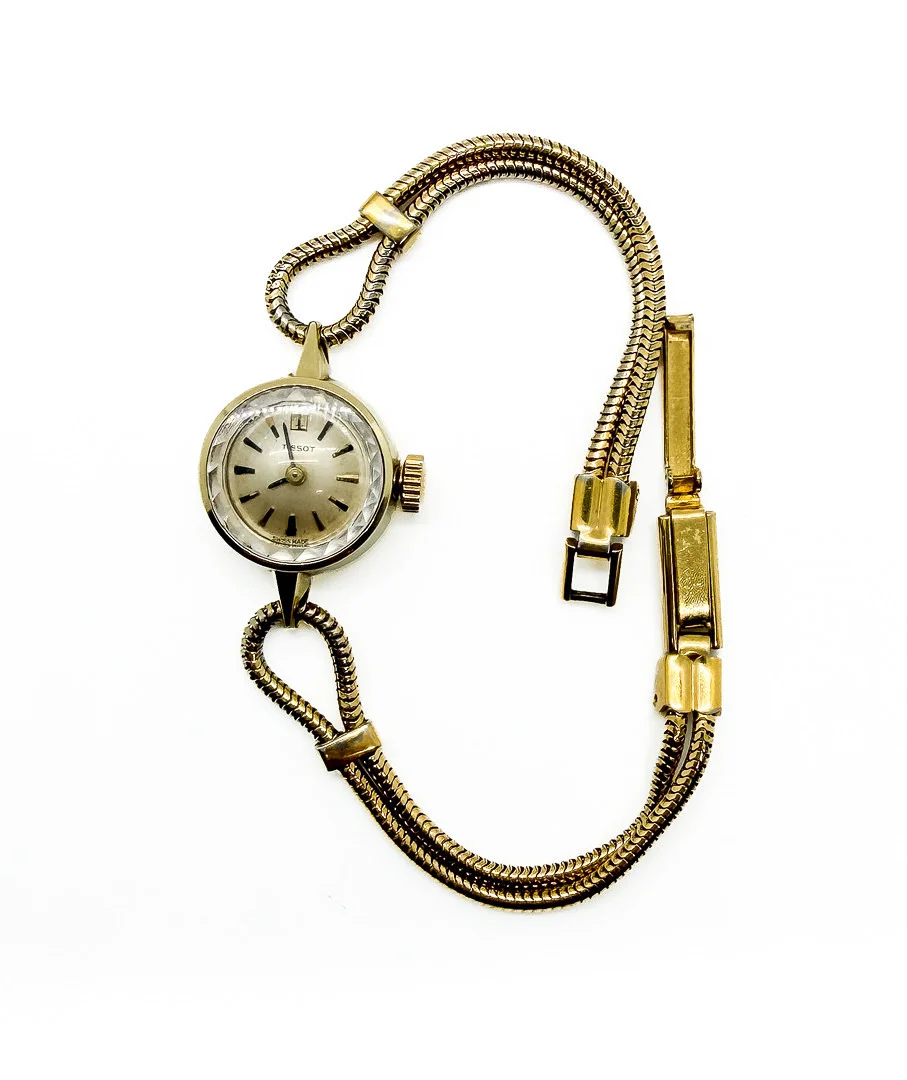 ARMBANDSUR, dam, Tissot, 14k Guld. — Wristwatches — Auktionshuset STO Bohuslän