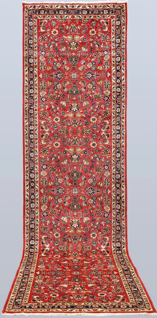 ORIENTMATTA. Keshan gallerimodell, 391 x 105 cm. — Persian Carpets & Textiles — Gomér & Andersson Linköping