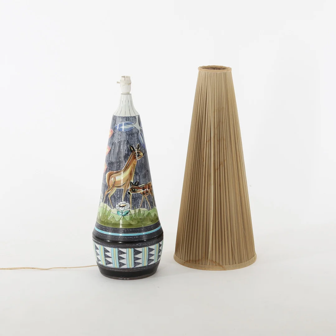 GOLVLAMPA, Keramik , Nila, 1950/60-tal. — Table Lamps — Auktionsverket Engelholm