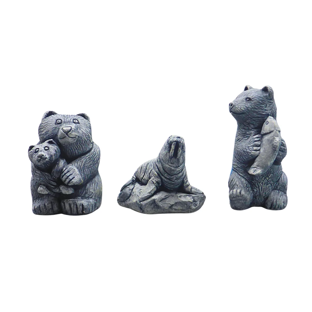 A.C.E. ALASKA GLACIAL ICE AGE SCULPTURES SET. — Other — Auktionshaus Stuber's Hammerschlag
