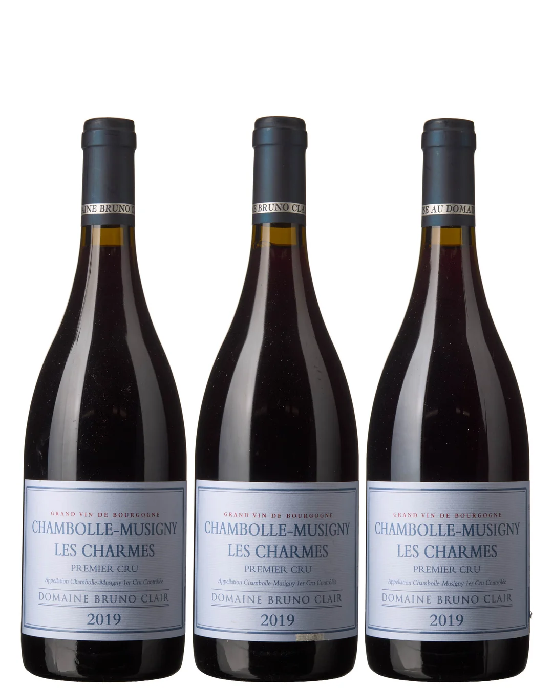 3 x Chambolle-Musigny 1er cru Les Charmes 2019, Bruno Clair — 3 x Chambolle-Musigny 1er cru Les Charmes 2019, Bruno Clair — Vin/Vin — Blomqvist