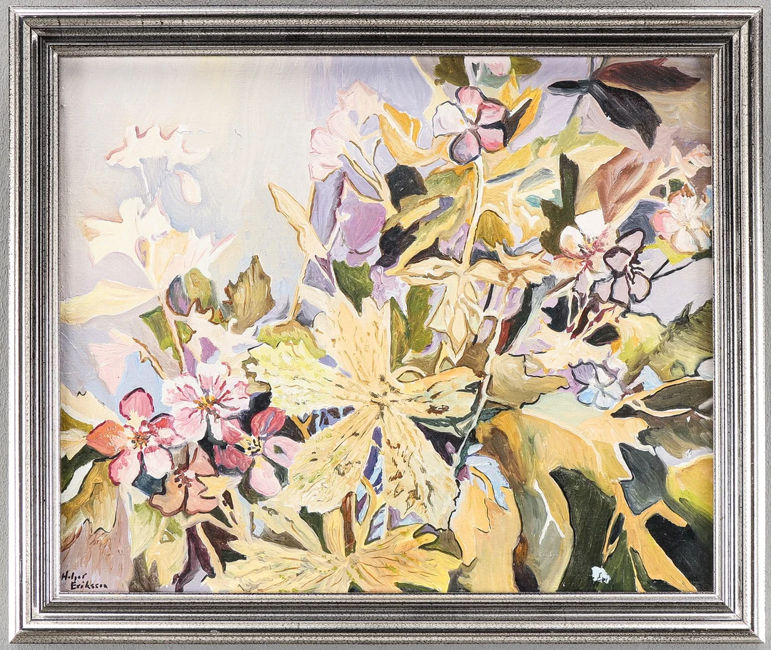 HOLGER ERIKSSON. Olja på duk, signerad. — Paintings — Karlstad Hammarö Auktionsverk