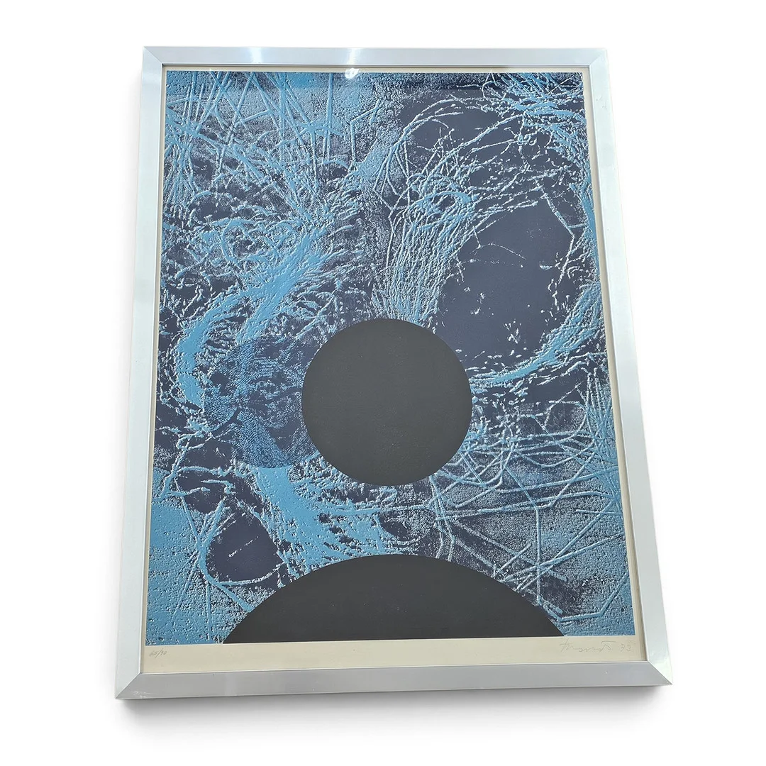 JOAN JOSEP THARRATS. Litografía sobre papel en tonos azules y negros. — Engravings & Prints — Arce Auctions