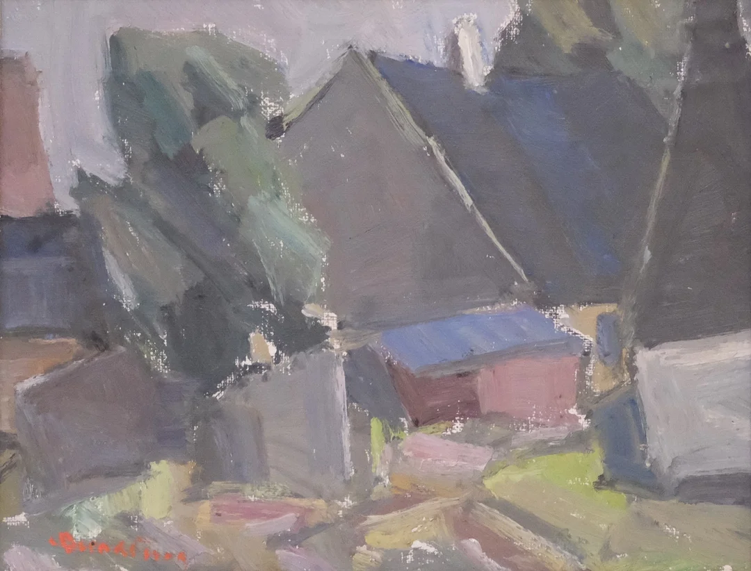 CARL BERNDTSSON. OLJA PÅ PANNÅ. — Paintings — Björnssons Auktionskammare