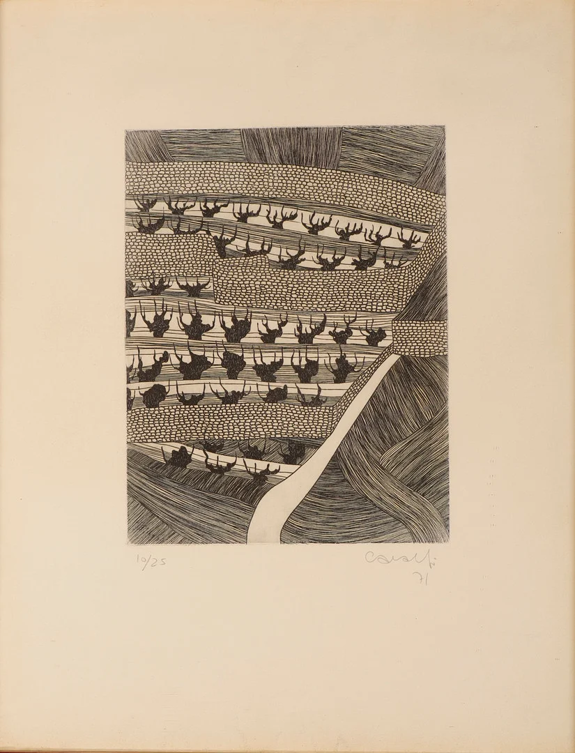 CAVALLI. Paisaje. — Engravings & Prints — Barcelona Auctions