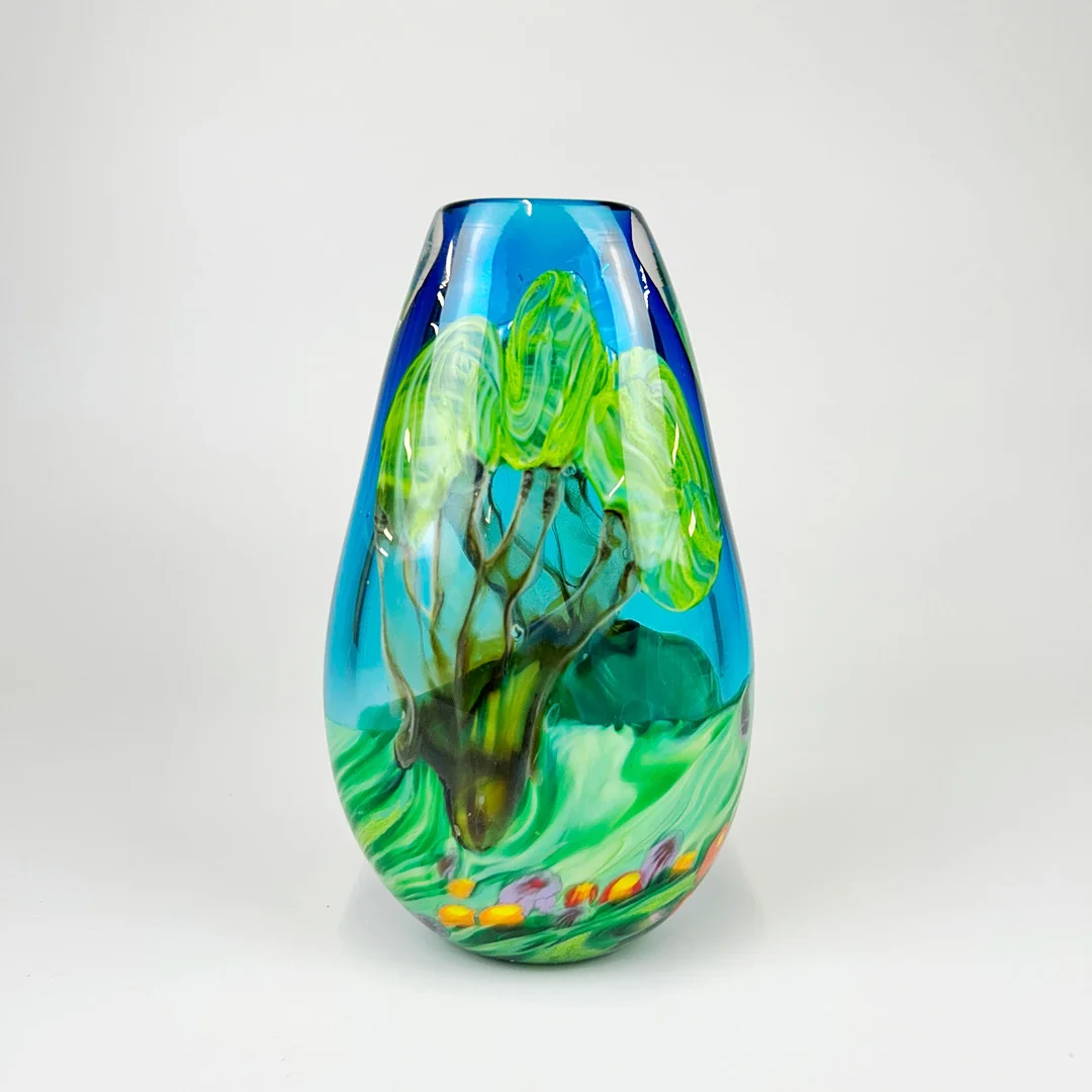 LYNDEN STUDIO GLASS VASE. — Art glass — Chalkwell Auctions