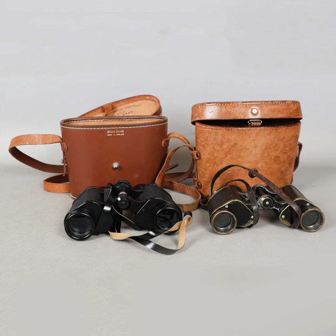 TWO PAIRS OF BINOCULARS (2). — Optics — Bishop & Miller
