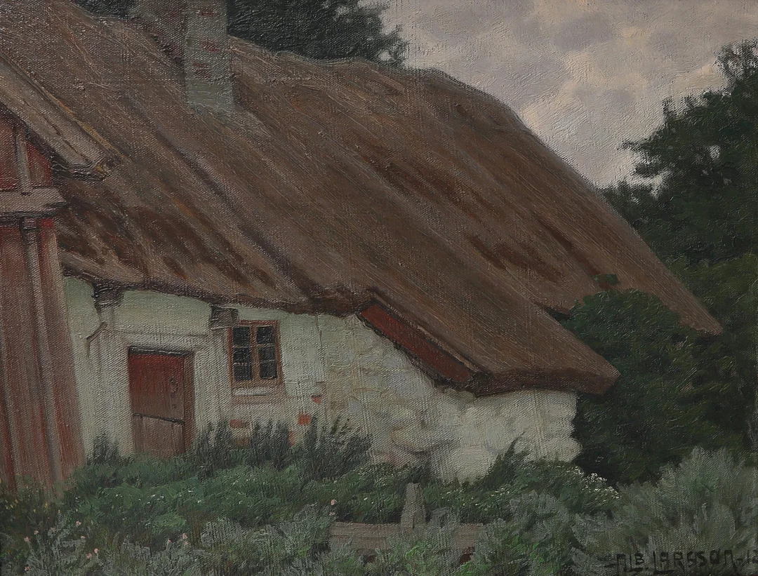 ALBERT LARSSON. olja på duk, signerad och daterad 12. — Paintings — Gomér & Andersson Linköping