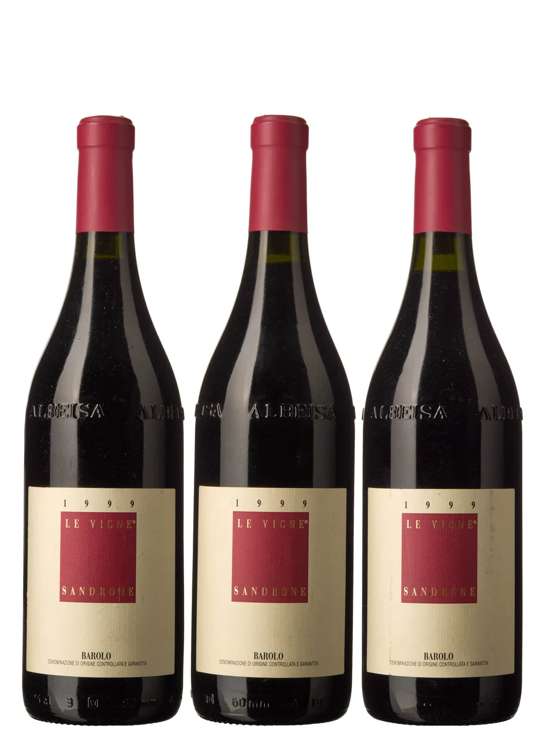3 x Barolo Le Vigne 1999, Sandrone — 3 x Barolo Le Vigne 1999, Sandrone — Vin/Vin — Blomqvist
