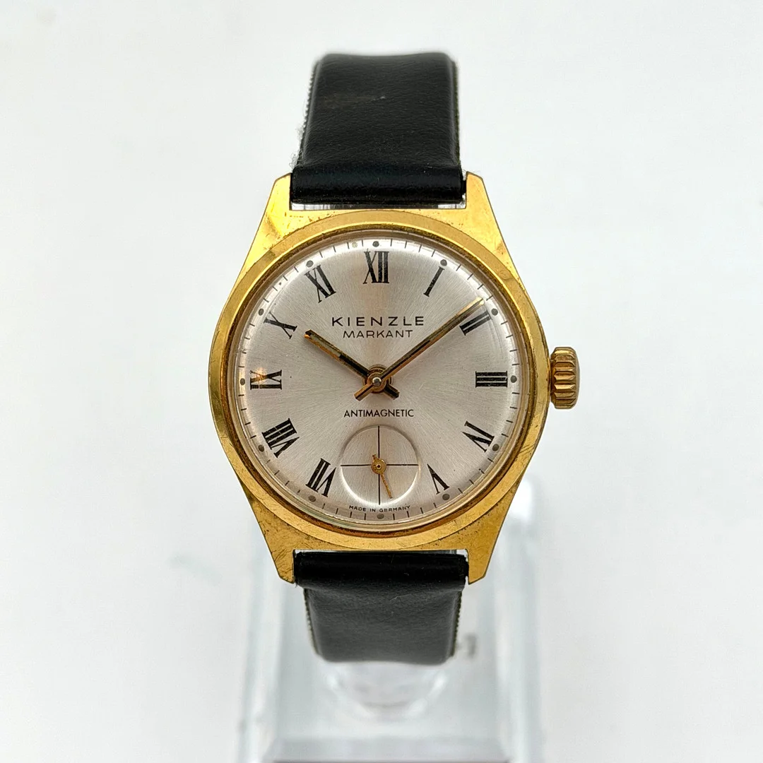 KIENZLE MARKANT, armbandsur, 1950/60-tal, manuell, gulddouble´. — Wristwatches — Skandia Auktion