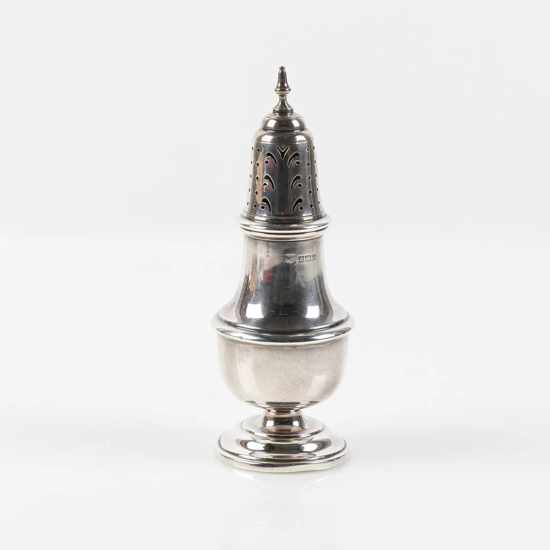 SOCKERSTRÖARE, sterlingsilver, Barker Ellis Silver Co, Birmingham 1966. — Silver — Stockholms Auktionsverk Helsingborg