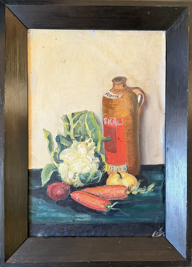 OIDENTIFIERAD KONSTNÄR. Stilleben. — Paintings — Auktionshuset STO Bohuslän
