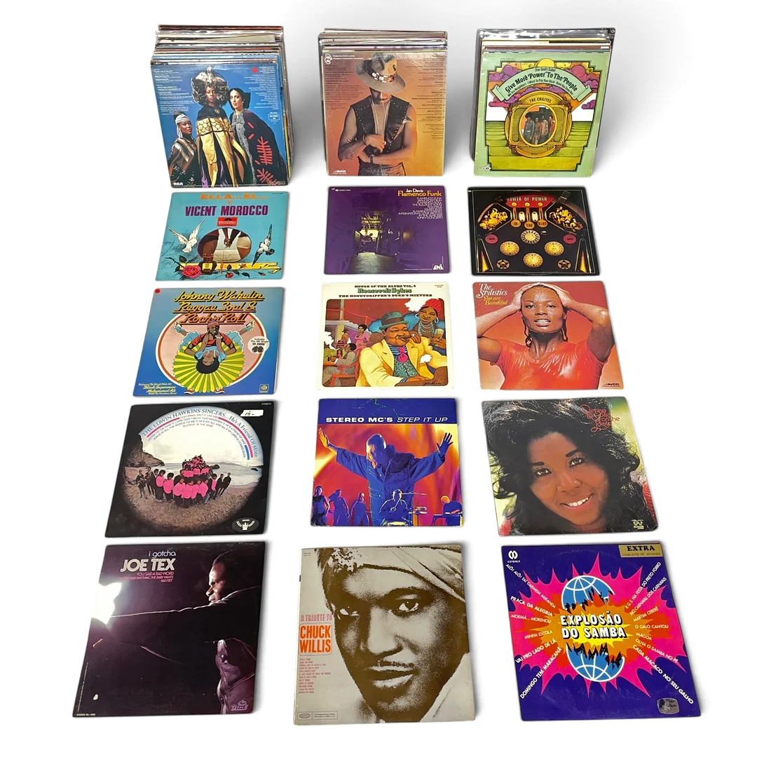 PARTI VINYSKIVOR, ca 86 st LP. Soul, funk, R&B m.m. — Audio, Vinyl & Hi-Fi — Roslagens Auktionsverk