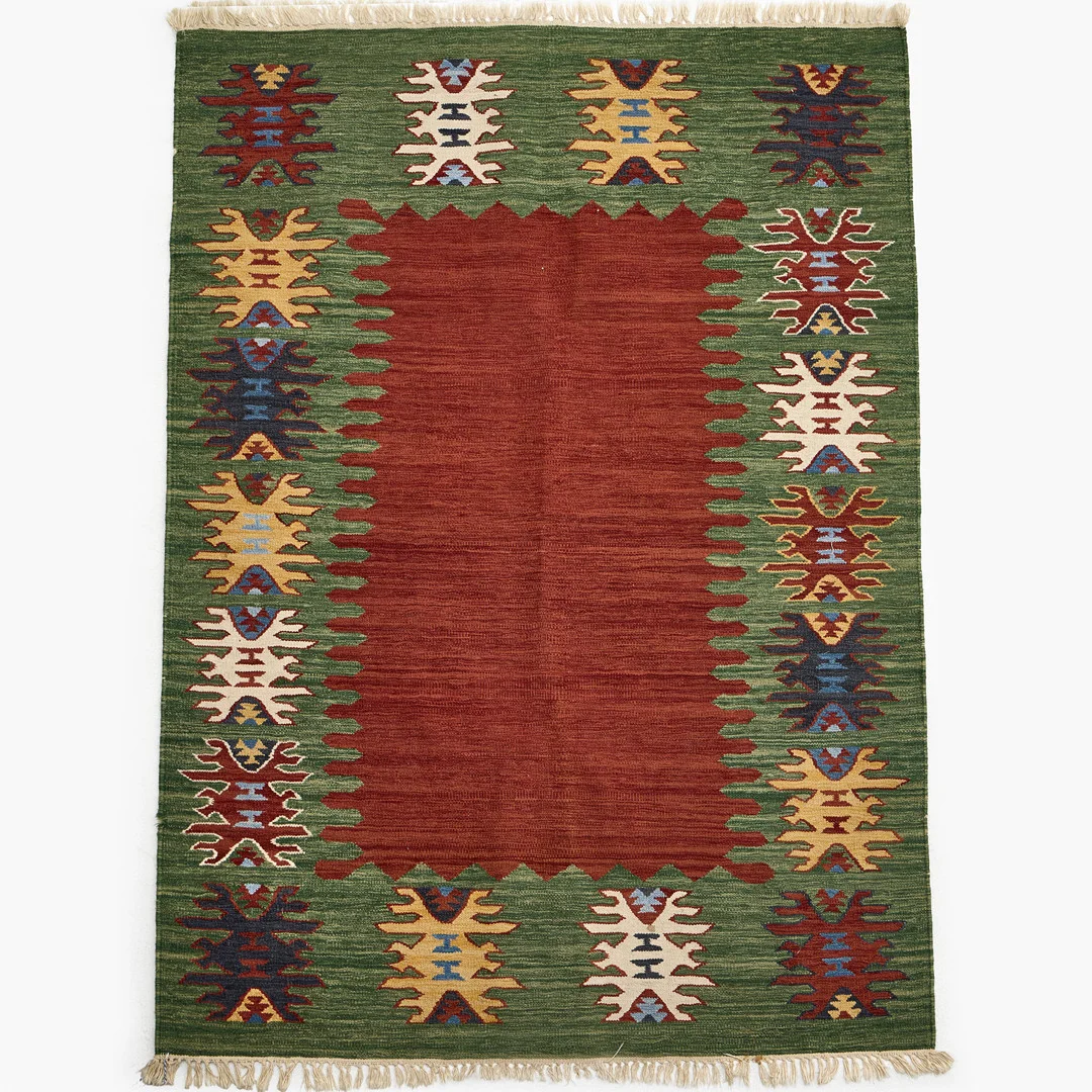 MATTA, kelim, ca 199 x 141 cm. — Carpets — Crafoord Auktioner Stockholm