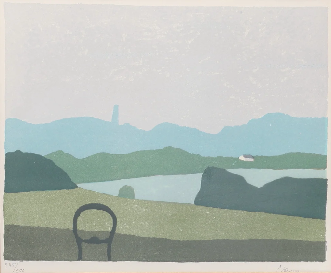 STELLAN MÖRNER. Färglitografi, signerad, 245 /350. — Engravings & Prints — Gomér & Andersson Jönköping
