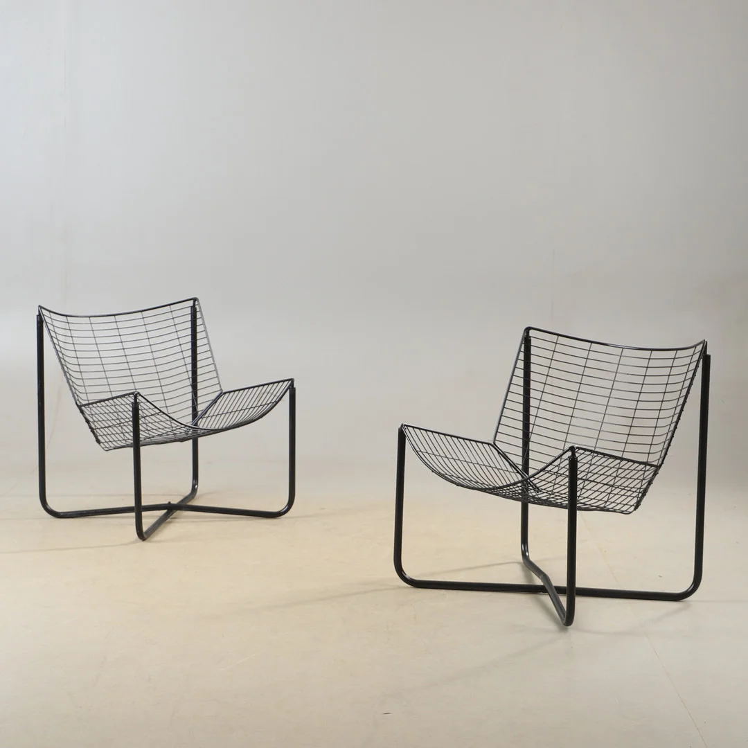 NIELS GAMMELGAARD. STOLAR, 1 par, "Järpen", stål, IKEA, 1980-tal. — Armchairs & Chairs — Helsingborgs Auktionskammare