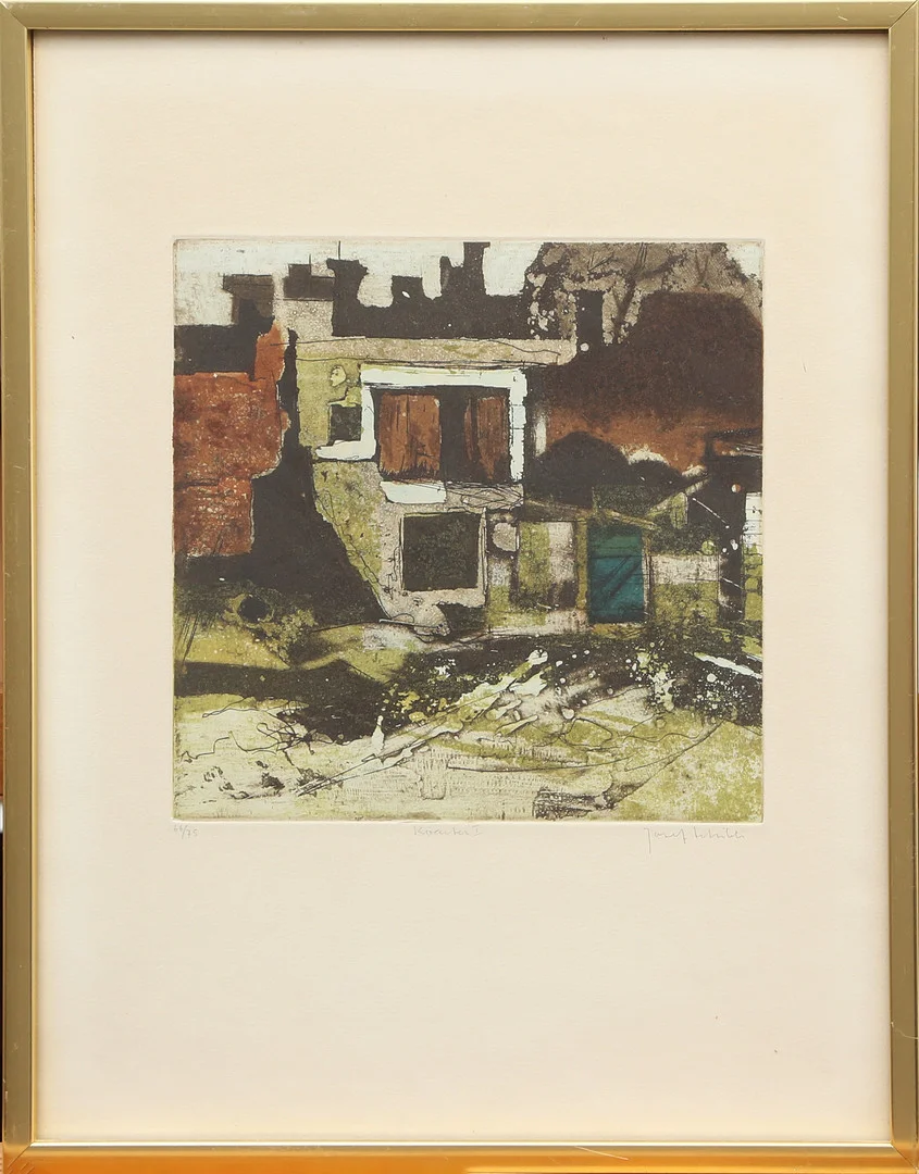 JOSEF SCHIBLI. GRAFISKT BLAD, signerat. — Engravings & Prints — Kalmar Auktionsverk