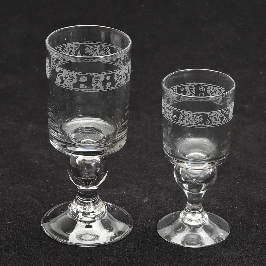 GLASSERVIS, 20 delar, "Antik", Reijmyre. — Tableware — RA Auktionsverket Norrköping