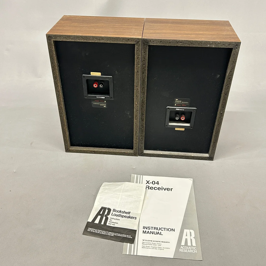 TELEDYNE ACOUSTIC RESEARCH BOOKSHELF LOUDSPEAKERS. — Modern consumer electronics — Chalkwell Auctions