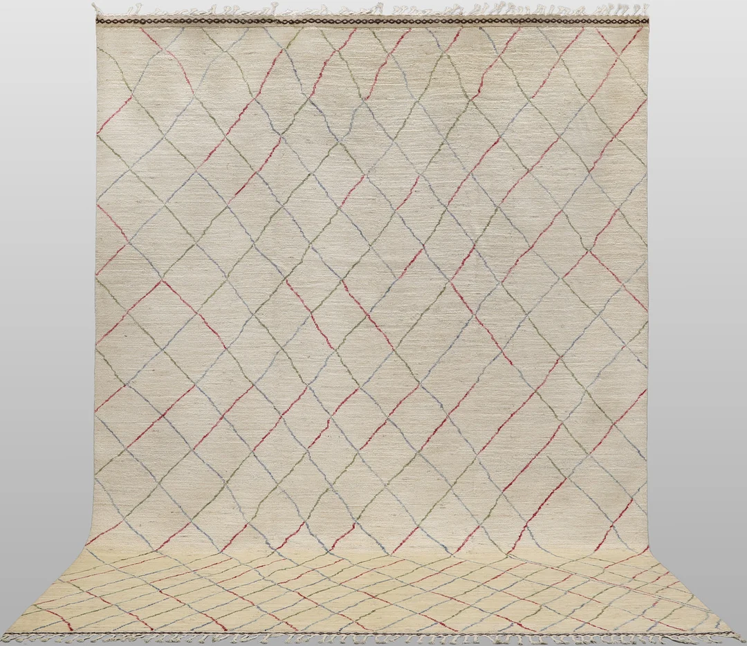 MATTA, "Marocko design", 340 x 246 cm. — Oriental Carpets & Textiles — Helsingborgs Auktionskammare