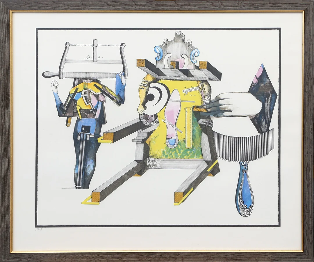 ENDRE NEMES. LITO, signerad. — Engravings & Prints — Kalmar Auktionsverk