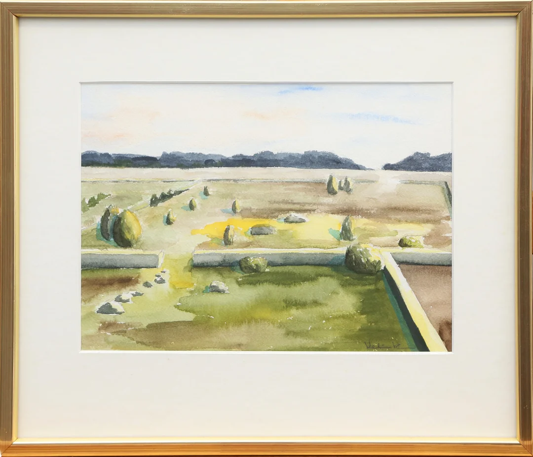 OIDENTIFIERAD KONSTNÄR. AKVARELL, signerad. — Paintings — Kalmar Auktionsverk
