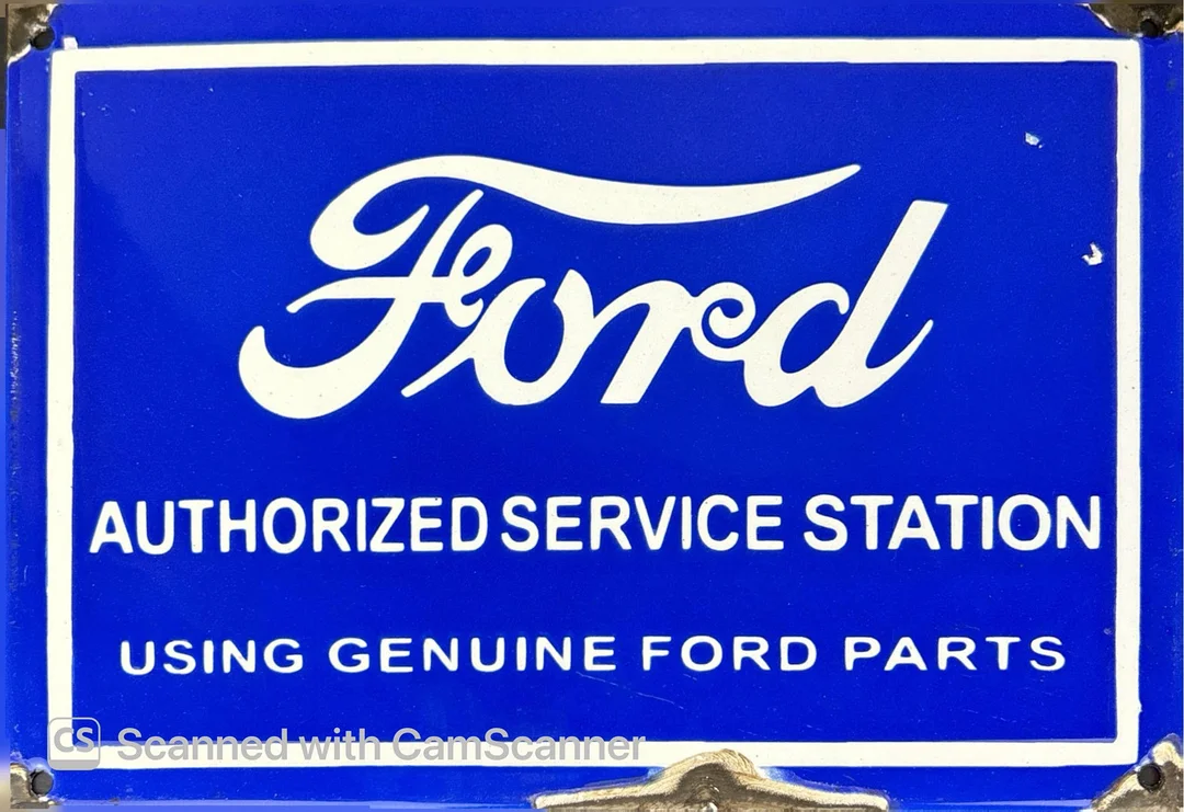 ENAMELLED ADVERTISING SIGN. — Advertising & Signs — Chalkwell Auctions