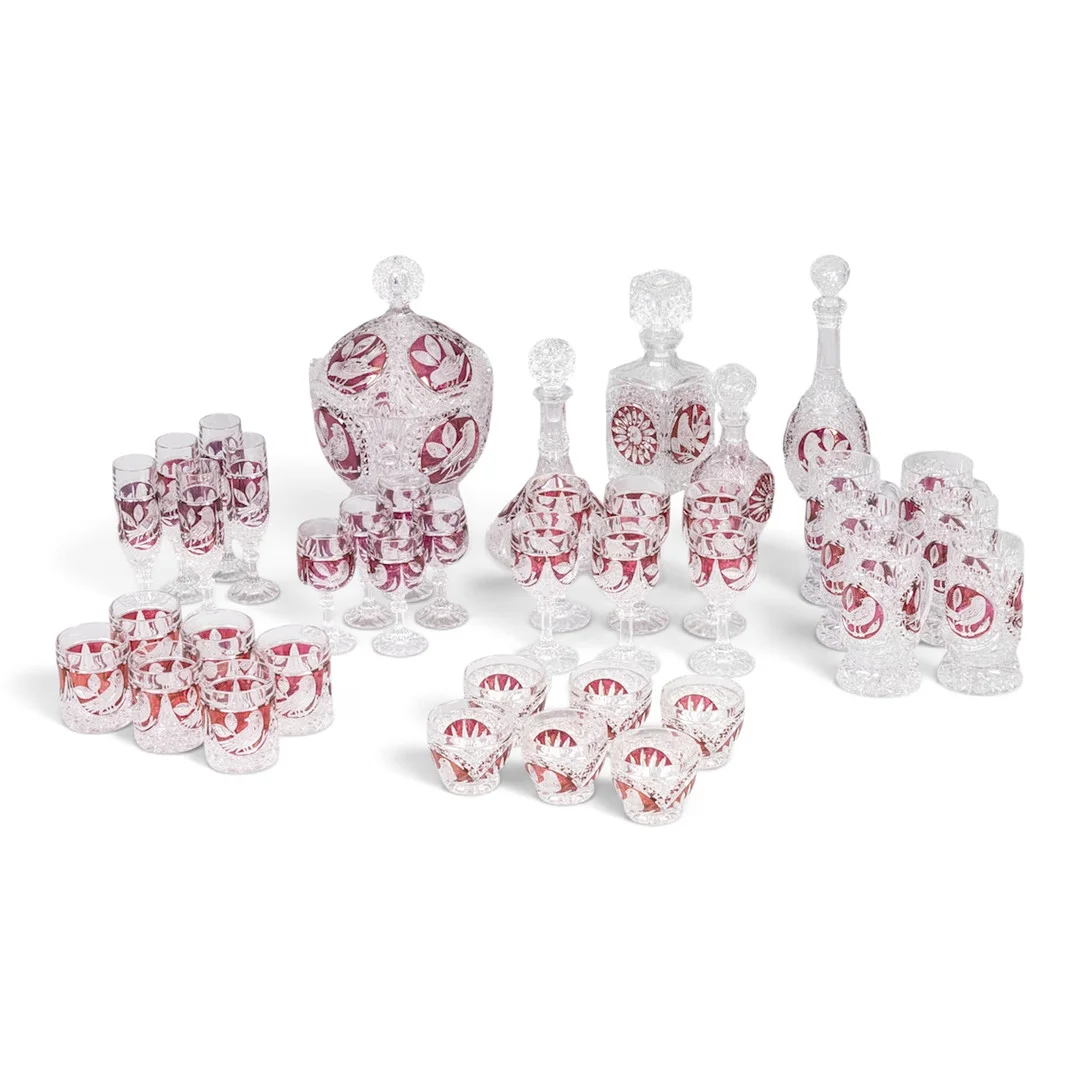 HOFBAUER BYRDES GLASSWARE. — Tableware — Griffin’s Auctioneers