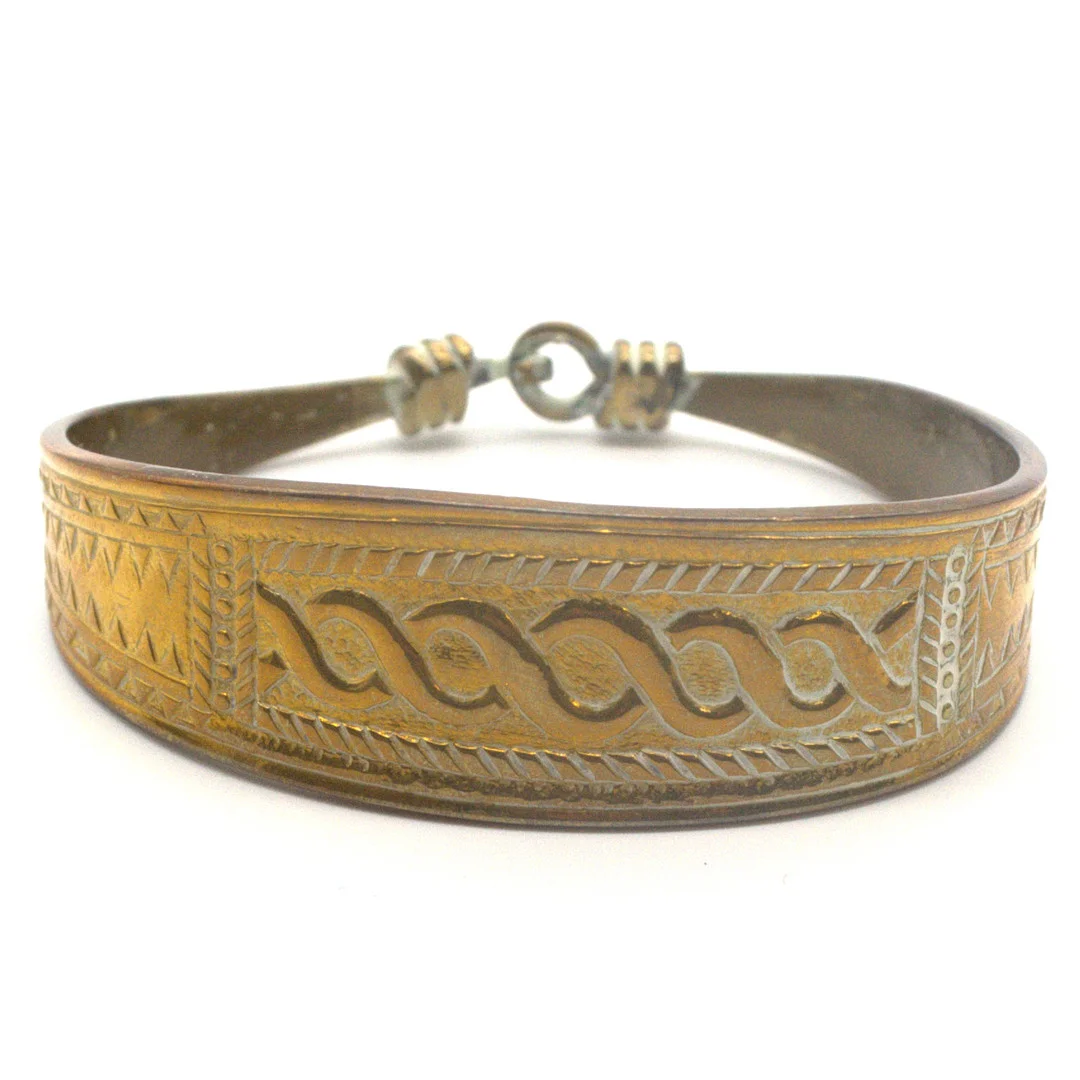 KALEVALA KORU. (FINNLAND) BRONZE ARMBAND, VINTAGE, PUNZIERT. — Bracelets — Kunst- und Auktionshaus Kleinhenz
