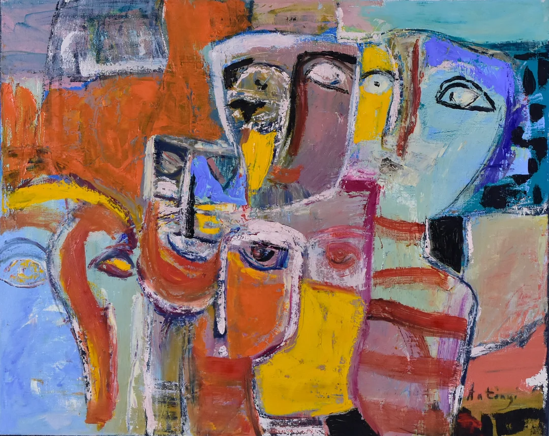 IMRE ANTONYI. Olja på duk. — Paintings — Halmstads Auktionskammare