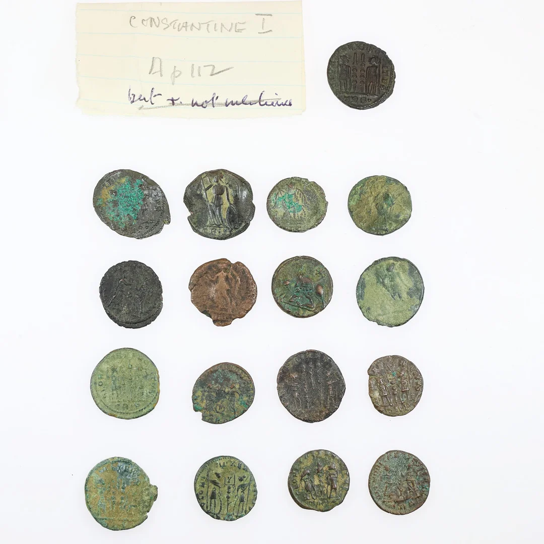 ROMAN COINS - BRONZE CONSTANTINE I COIN, OTHER CONSTANTINE COINS, ETC. (17). — Coins & Banknotes — Young's Auctions