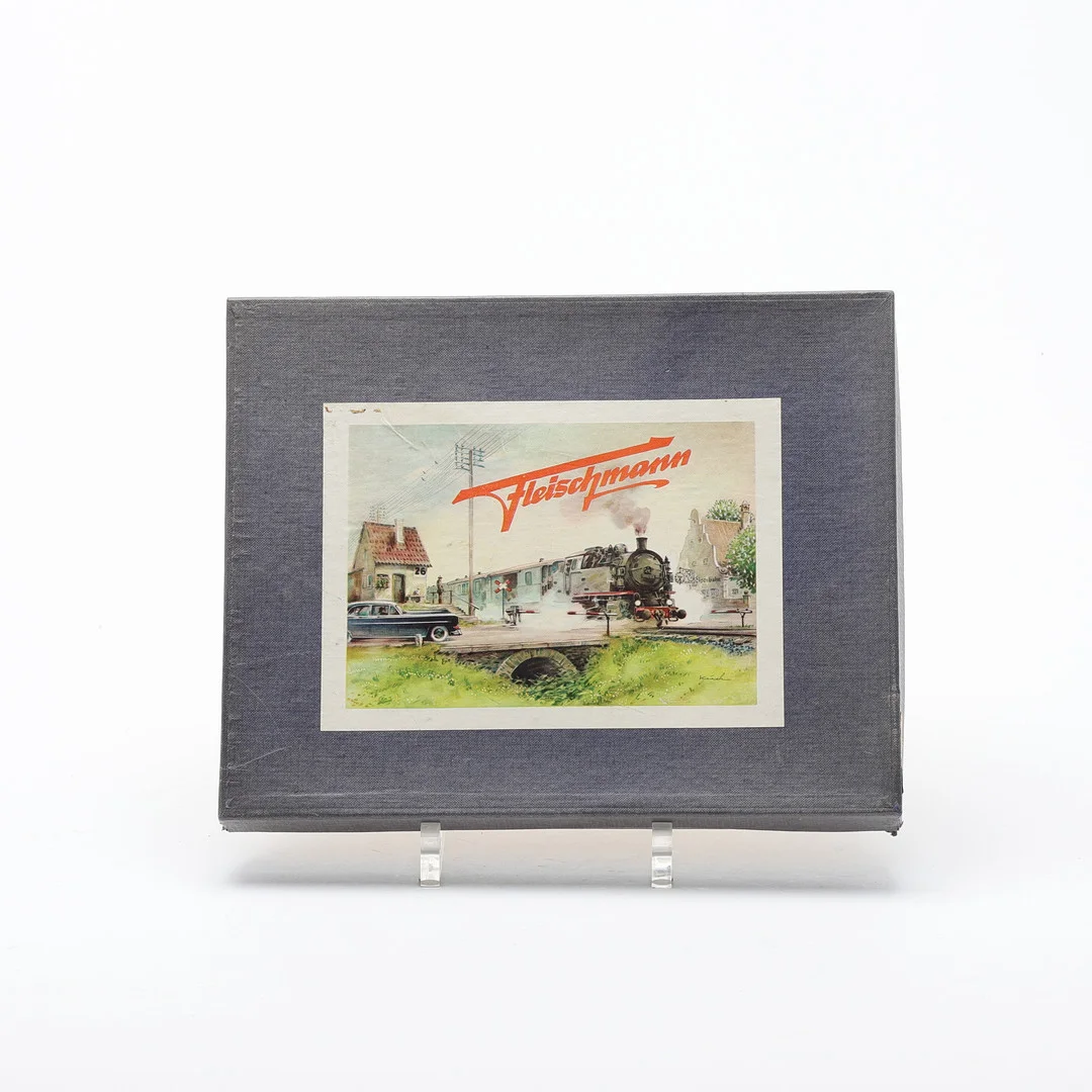 TÅGBANA, Fleischmann HO, Tyskland, 1900-talets mitt. — Model railways — Uppsala Auktionskammare