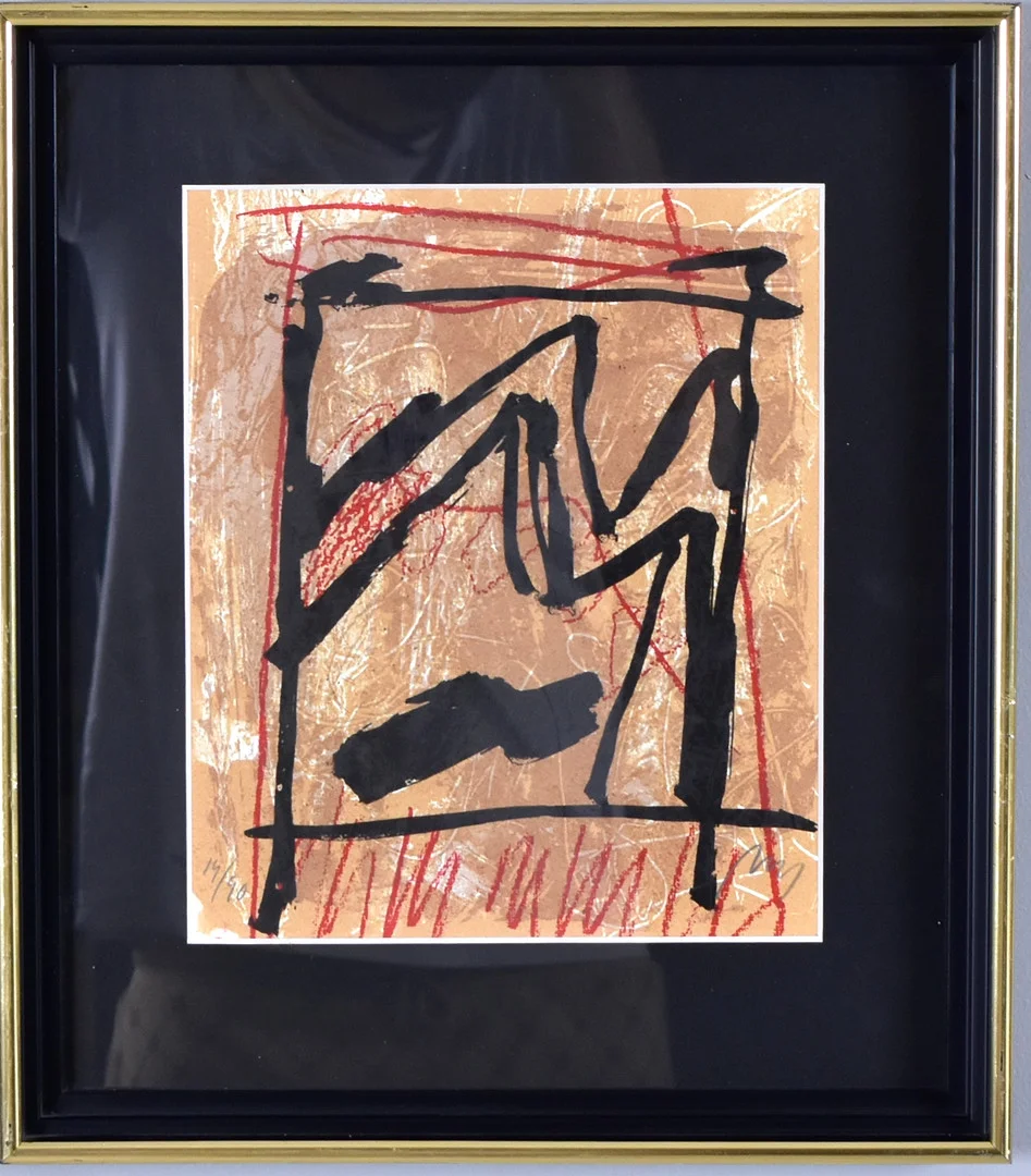 ARAMIS NEY. färgserigrafi, komposition. — Engravings & Prints — Halmstads Auktionskammare