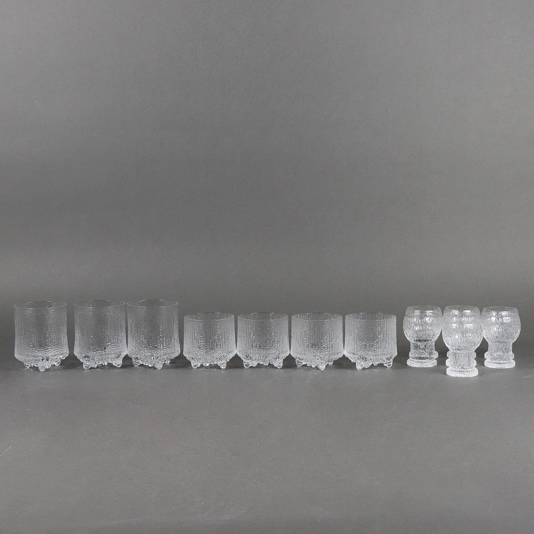 GLAS Iittala Kekkerit och Ultima Thule, Finland. — Utility glass — Karlstad Hammarö Auktionsverk