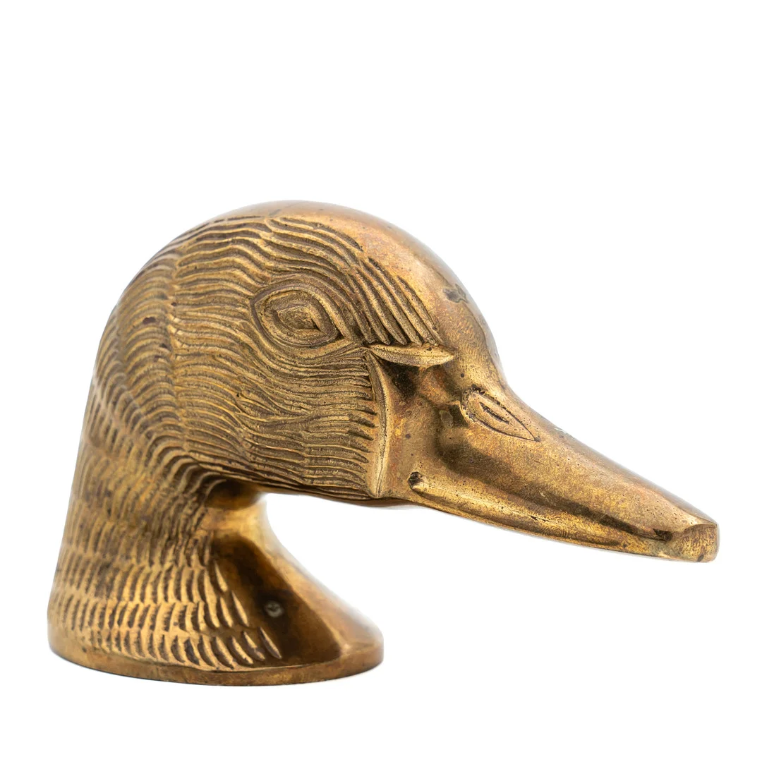 FLASKÖPPNARE, "Ducky", mässing. — Miscellaneous — Norrlands Auktionsverk